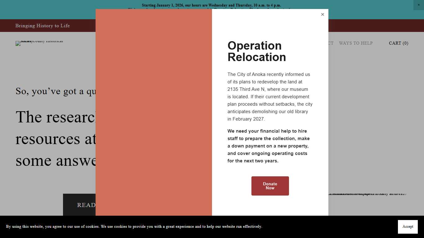 Research & Resources — Anoka County Historical Society